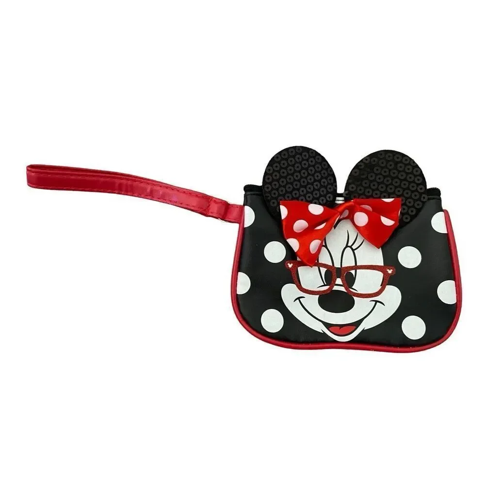 Lot Of 2 Disney Minnie Mouse Mini Purses Cartoon Kids Sequins